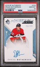 2018-19 SP AUTHENTIC FUTURE WATCH AUTO DRAKE BATHERSON RC #218 PSA 10 GEM MINT