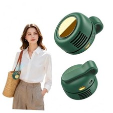 Portable Clip-on Fan Silent Bladeless Mini Fan Green