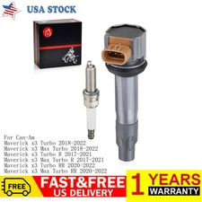 Ignition Coil Stick & Spark Plug For Can-Am Maverick X3 / X3 Max Turbo 2018-2022