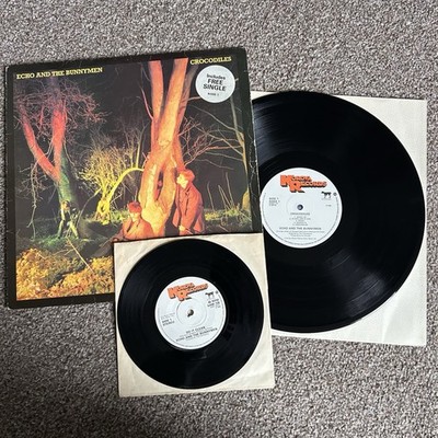 Echo & The Bunnymen - Crocodiles + Bonus 7  Do It Clean 1980 Korova Vinyl