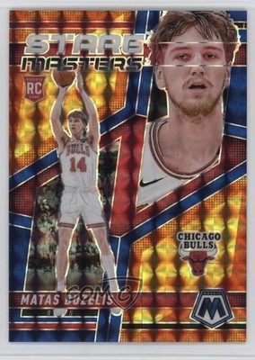 2024 Panini Mosaic Stare Masters Blue Prizm 138/199 Matas Buzelis Rookie RC 16wc
