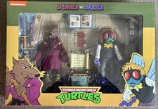 NECA Teenage Mutant Ninja Turtles Splinter & Baxter Action Figure