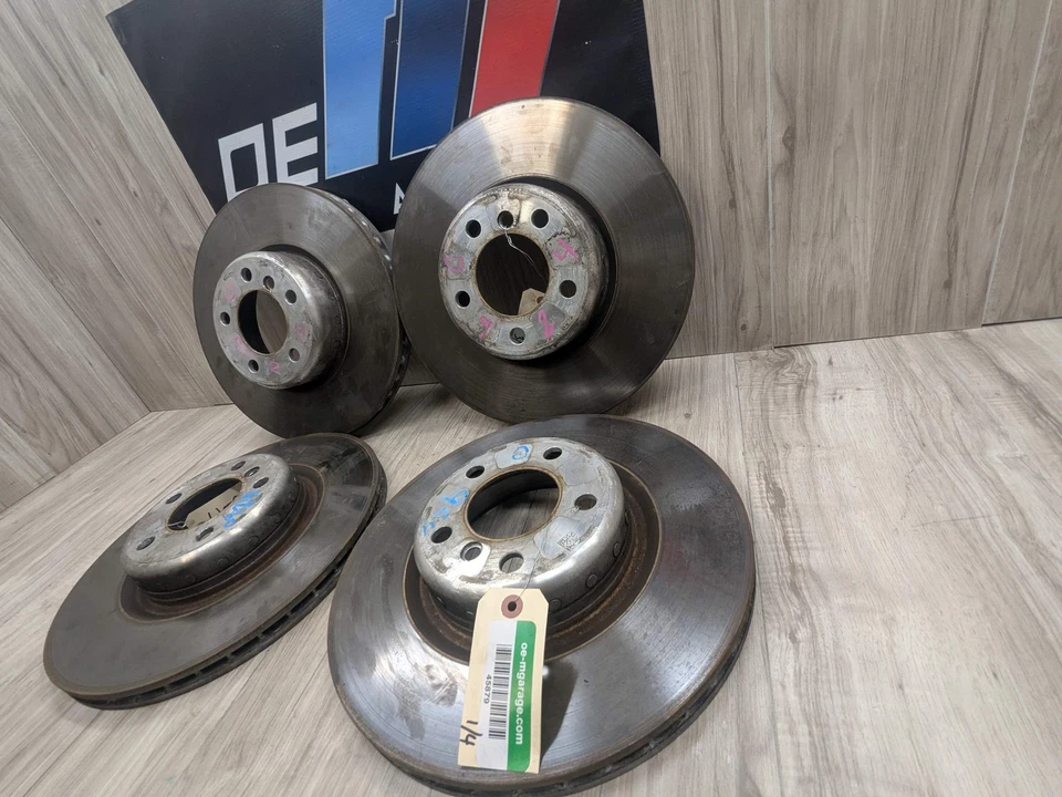 Rotores de disco de freno delantero trasero izquierdo derecho OEM F22 F23 F30 F32 340X30 y 345X24 Foto 2 de 4