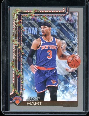 2025-26 Topps Holiday Josh Hart Glitter #H14 New York Knicks | eBay