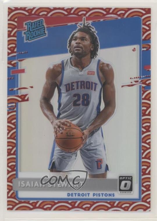 2020 Panini Donruss Optic Rated Photon Prizm Isaiah Stewart #166 Rookie RC 02ez