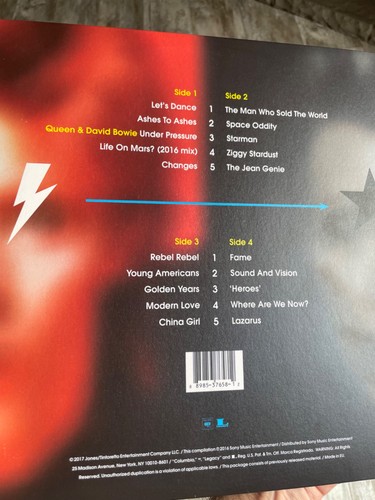 David Bowie Legacy (Greatest Hits Collection) Vinyl Record Set - Imagen 3 de 7
