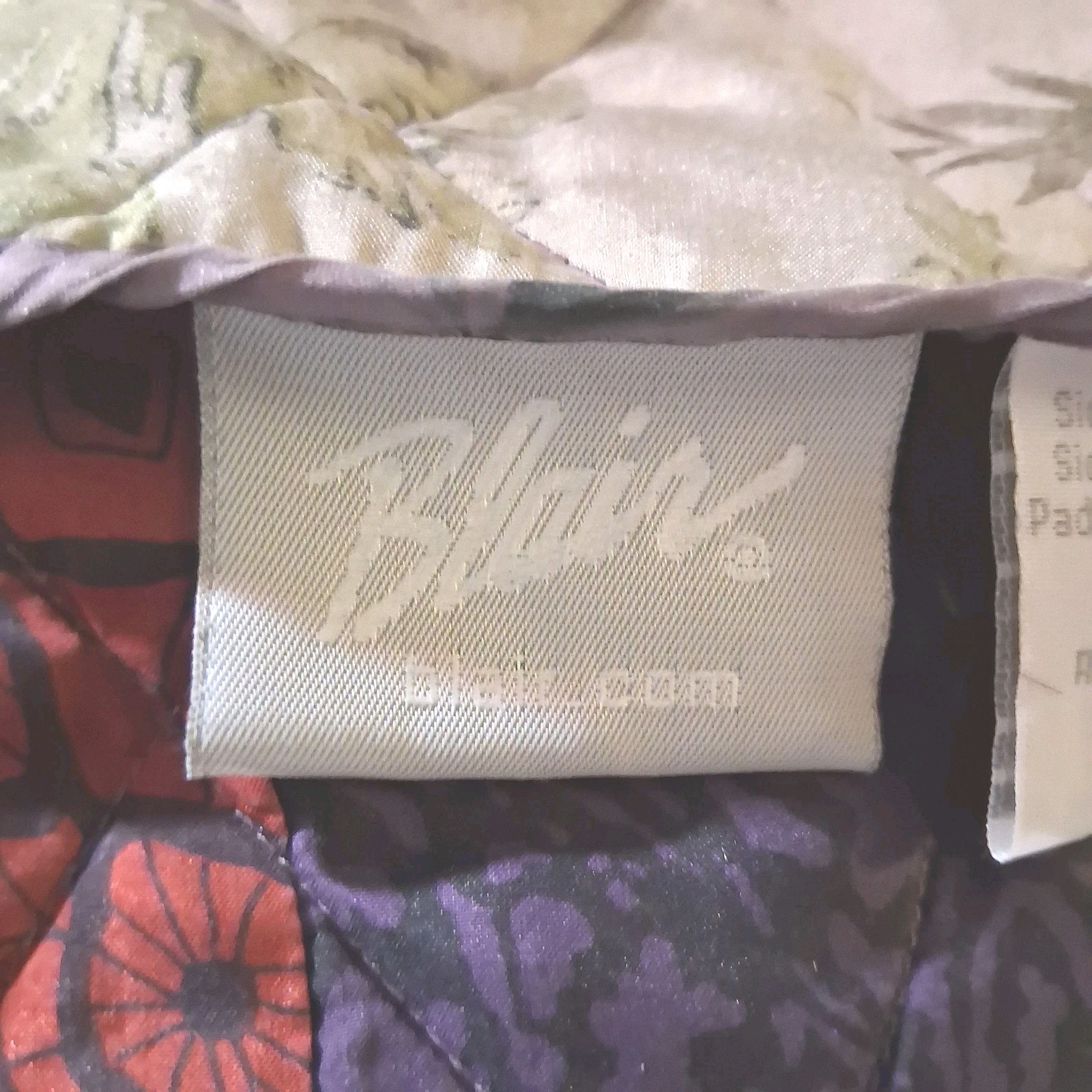 100% Silk,Reverseable Jacket, Size Medium,cottage… - image 6