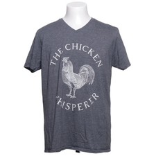 Gildan, T-shirt, Größe: L, Grau, Baumwolle/Polyester, Print, Herren #IwZ