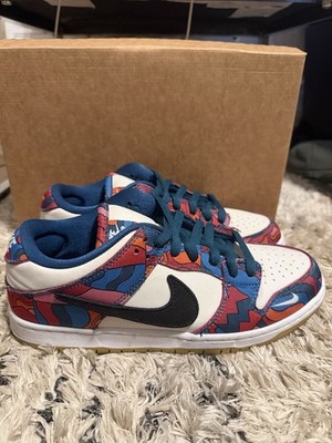 Nike SB Dunk Low ''PARRA ABSTRACT ART'' 2021 - Size 8.5 - dh7695 600 (11657-37)