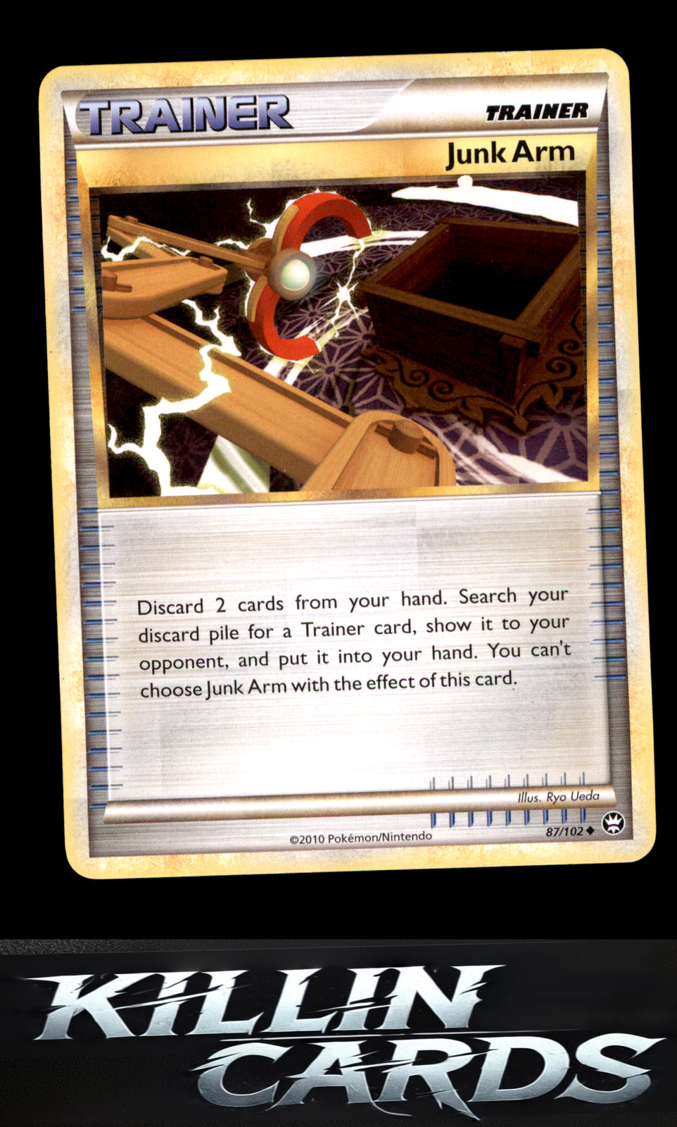 Junk Arm 87/102 Pokemon Uncommon Triumphant Card LP