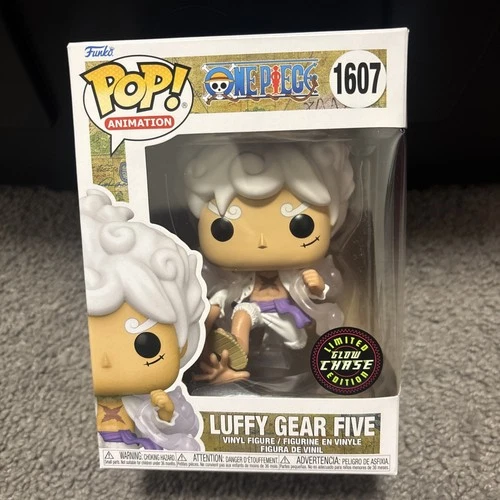 Funko Animation One Piece Luffy Gear Five Glow Chase Pop #1607 Crease Top Of Box