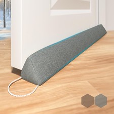 Triangle Door Draft Stopper  35.4" Weighted Under Door Draft Blocker Bottom Do...