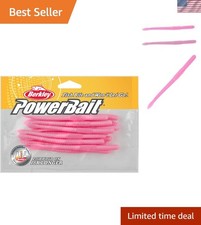 Catch More Fish with Berkley PowerBait Bubblegum Steelhead Worms, 13 Pack