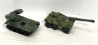 Vintage 1983 G.I. Joe Wolverine Armored Vehicle & 1984 Slugger Tank (no figures)