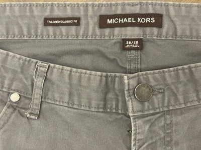 Michael Kors Mens Gray Classic Fit Pants Size 38/30 CA#45885 RN#111818