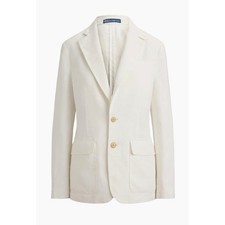 Polo Ralph Lauren Linen Notch Lapel Blazer White Size 00