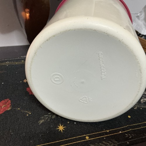 🌟Bidone vestiti bambola giocattolo grande One Touch Tupperware vintage - Foto 7 di 9