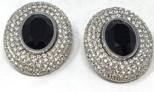 Ciner Vintage Statement Rhinestone & Faux Ony...