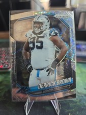 2025 Panini Prizm - Derrick Brown #76 Lazer Prizm