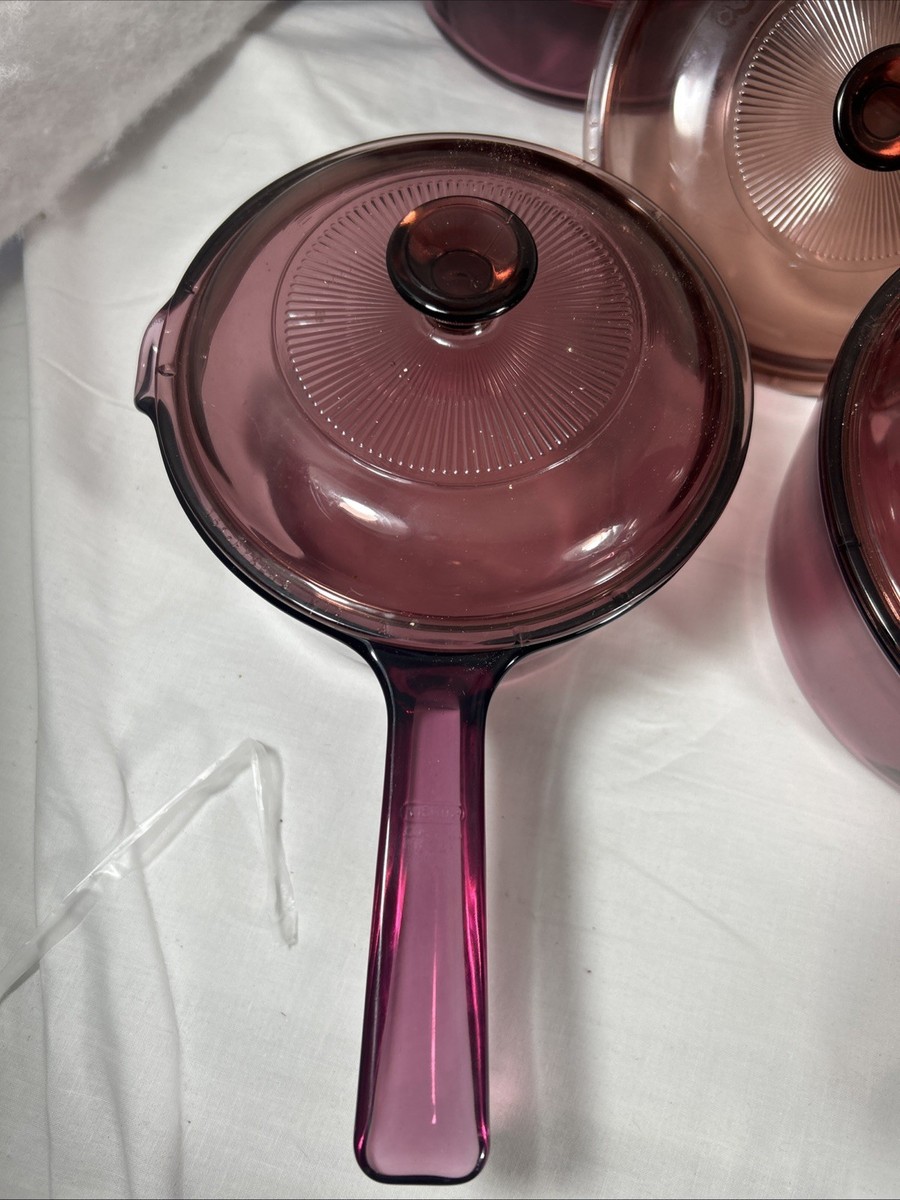 Visions Corning Pyrex Cranberry Cookware 20 Pieces | eBay