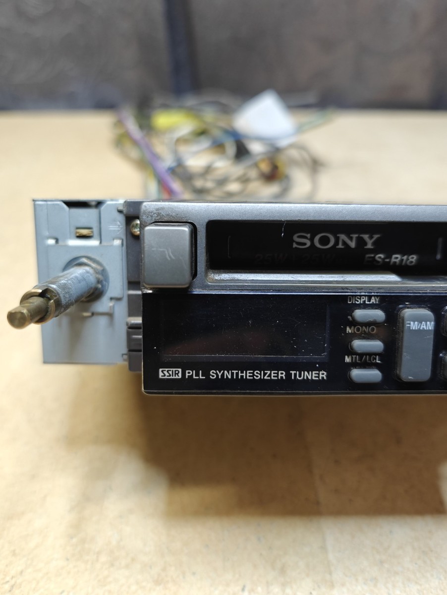 Sony ES-R18 FM/AM Cassette Car Stereo Vintage Japan | eBay