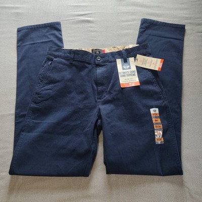 Dockers Ultimate Chino Supreme Pants - Men's Size 32x34 - Slim Fit - Dark Navy