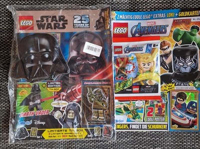 Lego Star Wars 25 Jahre Magazin LIMITED  Darth Vader Marvel LOKI Figur