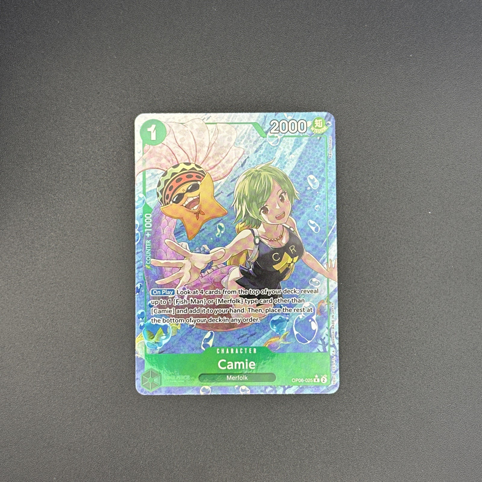 Camie One Piece Card Game OP06-025 Alt Art Wings of the Captain English