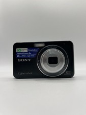 Sony Cybershot Digital Camera DSC-W310 12.1MP Black - Tested + Working