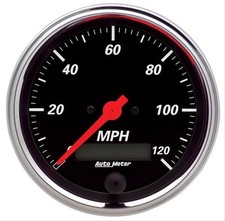 Autometer 1480 Designer Black Series Speedometer 0-120 Mph 3 38 Dia Electrical