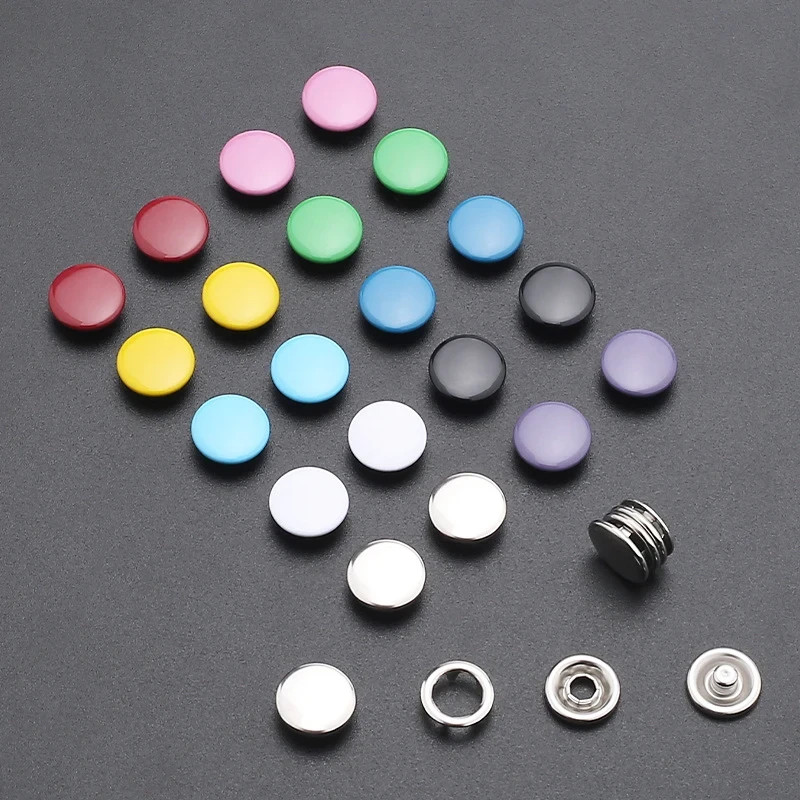 100/50pcs T5 Plastic Resin Snap Buttons for Clothing DIY Garment Press Stud Fast thumbnail 18