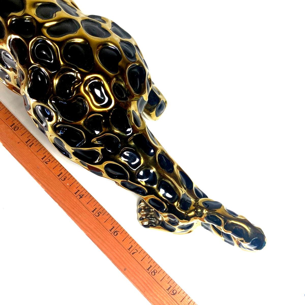 その他 APOLLO GAL LEOPARD ver Z Gallerie Black Gold Ceramic Jaguar Leopard 20