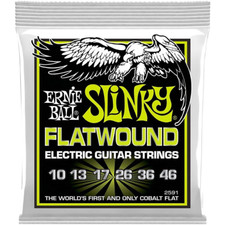 Ernie Ball Regular Slinky Flatwound Electric Guitar Strings 10-46 P02591