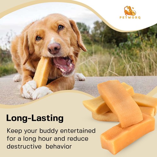 Masticables para perros - queso yak del Himalaya golosinas para perros |sin gluten | 5 piezas masticables de tamaño pequeño - Imagen 8 de 8