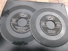 THE PLATTERS -LOT of 2 Enchanted/The Sound and the Fury/Remember When 1 -45 VG