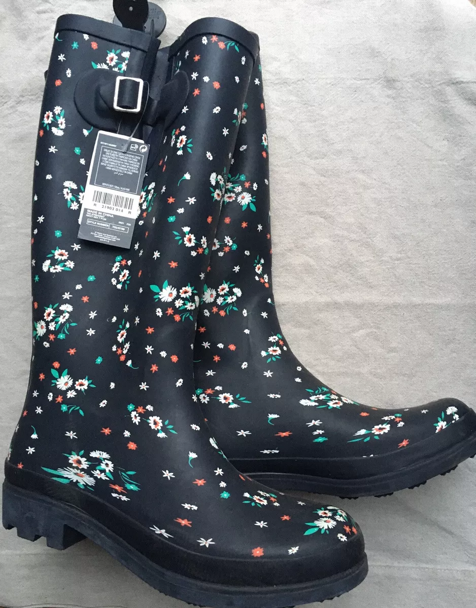 M&s navy shop boots