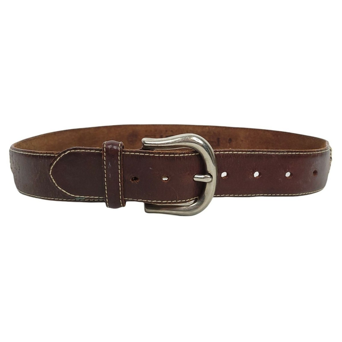 Fossil Brown Leather Women Belt Size Large Fossil Brown Leather Belt Size L #BT4439 Super CUTE!! | eBay main image 3