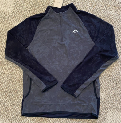 Nike Trail 1/2 Zip Running Top Shirt L/S FB7535-060 Black