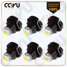 6pcs White T3 Neo Wedge LED Bulbs For Acura Instrument Dash Panel Climate Lights