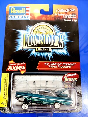 '59 CHEVY IMPALA Revell Lowriders TRIBAL AGAVE 1/64 Die Cast Car RARE GREEN