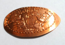 Tokyo Disneyland elongated penny JAPAN cent Gallopin' Gaucho souvenir coin