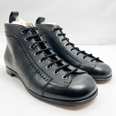 Gucci Brogue Jakarta Ankle Boot with Perforated Details  display picture 2