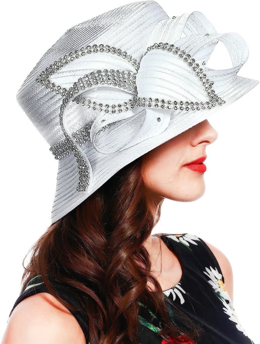 Women's Church Kentucky Dress Derby Hats for Women 5 COLORS | eBay
