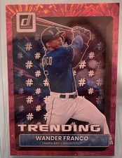 2022 Donruss baseball Trending pink Fireworks Wander Franco.  CD592