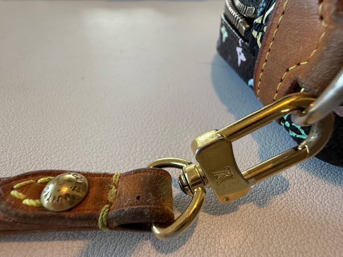 Vintage Louis Vuitton x Takashi Murakami Black Multicolor Wapity