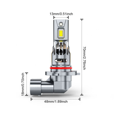 9005 HB3 LED Headlight Super Bright Bulbs Kit White 6000K 40000LM Hi/Lo - Foto 4
