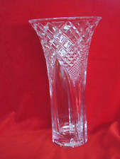 BOEMIA VASO CRISTALLO PIOMBO 24% 10" Made in Repubblica Ceca