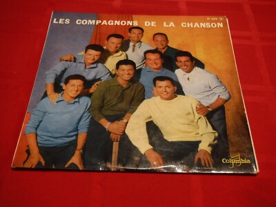 Les Compagnons De La Chanson 1958 10'' 33 RPM Columbia FS 1078 Gondolier France