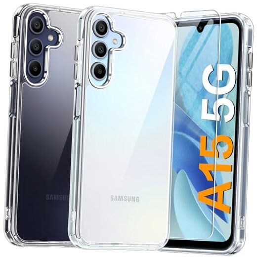 for Samsung Galaxy A15 5G Case, [Anti-Yellowing] Galaxy A15 5G Phone Case
