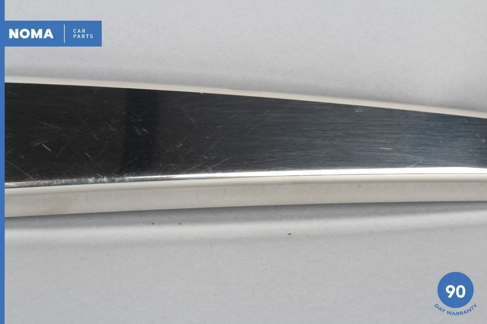 88-94 Jaguar XJ6 XJ40 lado direito do passageiro exterior moldura de pilar B cromado fabricante de equipamento original - Imagem 3 de 4